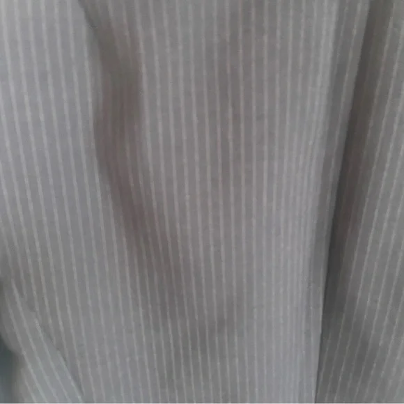 J. CREW Wool Pinstripe Blazer Jacket Black Grey 10